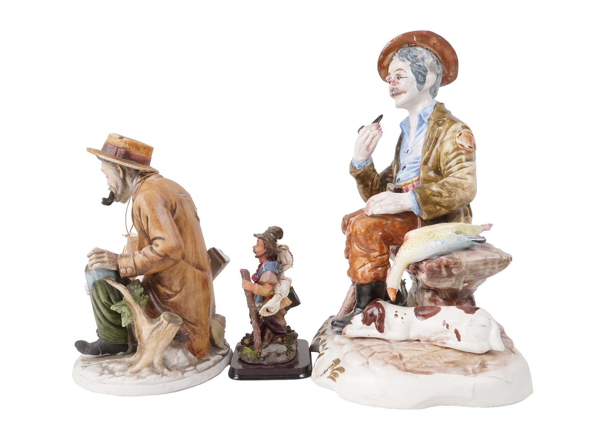 VINTAGE PORCELAIN FIGURINES OF OLD MEN BY VENERE PIC-2